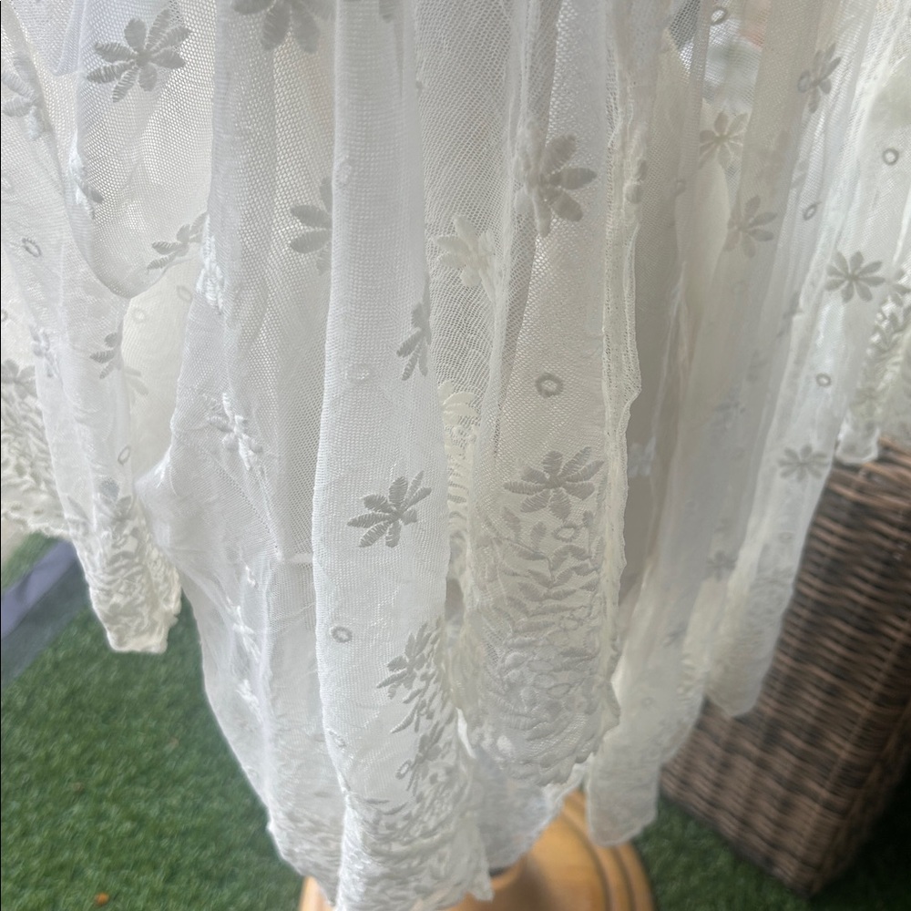 Torrid Scallop Mesh Kimono - Picture 9 of 9